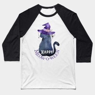 Cat Halloween T-shirt Baseball T-Shirt